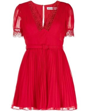 Designer Self Portrait Chiffon Mini Dresses for Women - Up to 62% off | Lyst