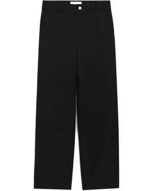 Ami Paris New Wool Worker Trousers - Black
