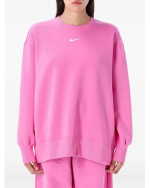 Nike Phoenix Crew-Neck Sweatshirt - Pink