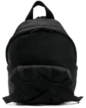 Simone Rocha Beaded Utility Bow Backpack - Black