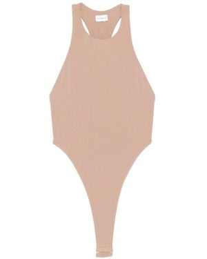 ANDAMANE Racer-Back Bodysuit - Natural