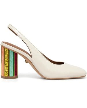 Kurt Geiger 80Mm Perspex Court Shoes - White