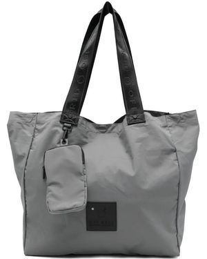 OFF GRID Detachable-Pouch Tote Bag - Gray