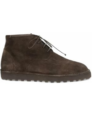 Marsèll Alta Sancrispa Lace-Up Suede Boots - Brown
