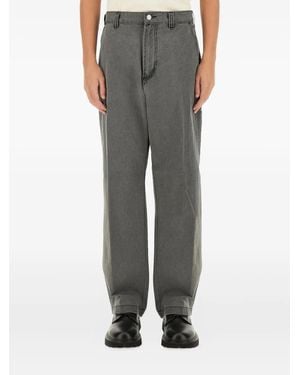Obey Cotton Trousers - Grey