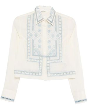 Ermanno Scervino Embroidered Top - White