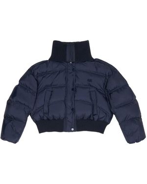 Bimba Y Lola Zip Quilted Jacket - Blue