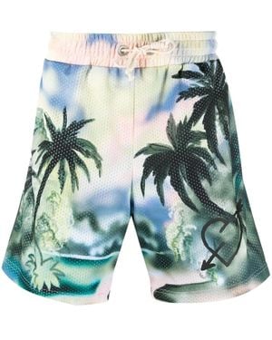 Palm Angels Paradise トラックショーツ - ブルー