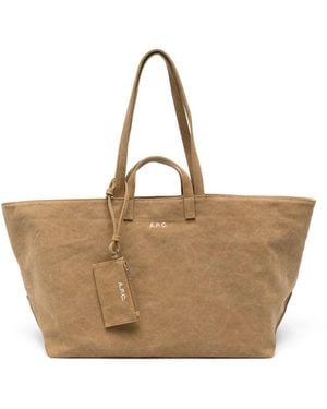 A.P.C. Borsa Tote Drummer - Neutro