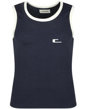Carrera Gilet À Logo Brodé - Blue