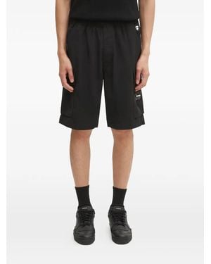 Aape By A Bathing Ape Shorts Con Tasche Cargo - Nero