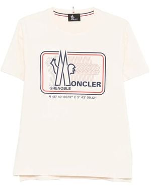 Moncler Logo-Print T-Shirt - White