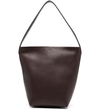 The Row Medium Park Bucket Bag - Brown