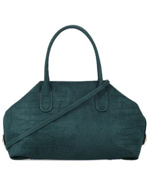 THEMOIRÈ Talia Trunk Tote Bag - Blue
