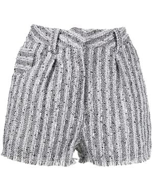 IRO Honza Striped Shorts - Grey
