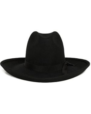 Alanui Sombrero Estilo Cowboy De Lana - Negro