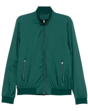 Herno Polyamide Bomber Liscio Ecoage - Green