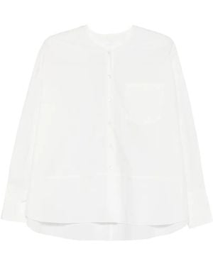 Susanne Bommer Blusa Holgada Con Bolsillo En El Pecho - Blanco
