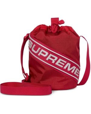 Supreme Small Cinch Bucket Bag - Red