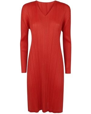 Pleats Please Issey Miyake Abito Midi Monthly Colors: February - Rosso