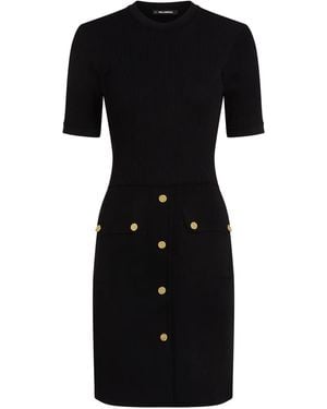 Karl Lagerfeld ボタン ドレス - ブラック