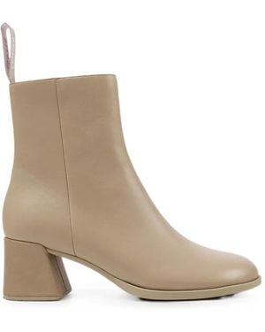 Camper Kora Ankle Boots - Natural