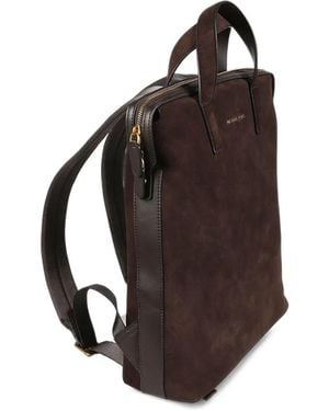 Michael Kors Sac À Main Nicholas En Daim - Brown