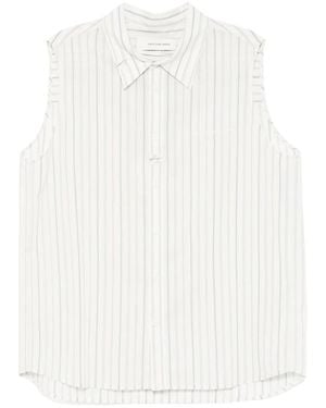 Feng Chen Wang Camicia A Righe - Bianco