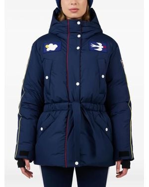 Rossignol Plumífero con detalle de parches - Azul