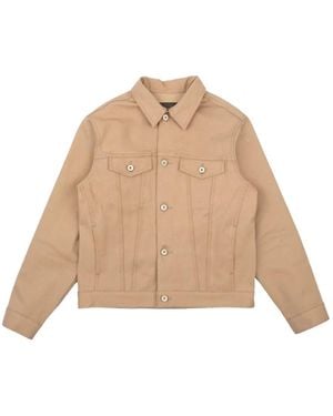 Naked & Famous Selvedge Slacks Patch Pocket Denim Jacket - Natural