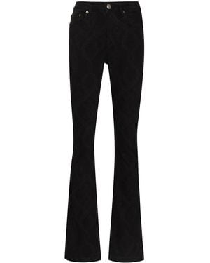Daily Paper Braids Lilian Flared Pants - Black