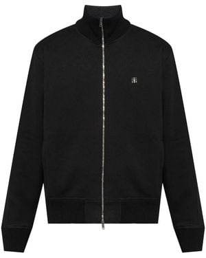 Givenchy 4G-Plaque Zip-Up Sport Jacket - Black