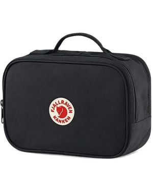 Fjallraven Neceser Kånken Con Parche Del Logo - Negro