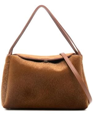 THEMOIRÈ Clasp-Fastening Tote Bag - Brown