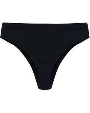 DSquared² Logo-Plaque Bikini Bottoms - Black