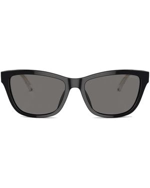 Emporio Armani Sonnenbrille Mit Geometrischem Gestell - Grau