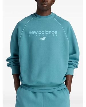 New Balance Crew-Neck Sweatshirt - Blue