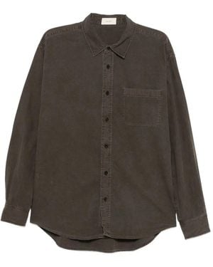 The Row Sadel Chest-Pocket Button-Down Shirt - Gray
