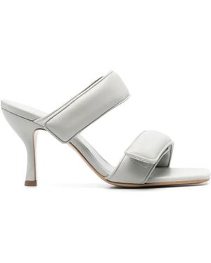 Gia Borghini Perni Leather Sandals - White