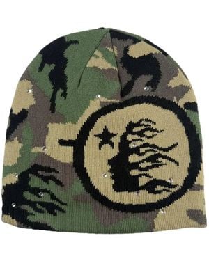 HELLSTAR Camouflage Beanie Hat - Green