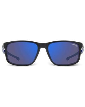 Carrera Rectangle-Frame Sunglasses - Blue