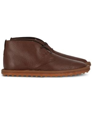 Tod's Gommino Pebbled Desert Boots - Brown
