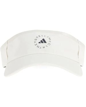 adidas By Stella McCartney Logo-Print Visor Hat - White