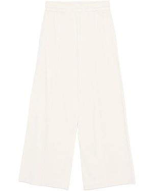 Marc O' Polo Cotton Elastic-Waist Trousers - White