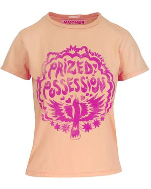 Mother Lil Goodie Printed T-Shirt - Pink