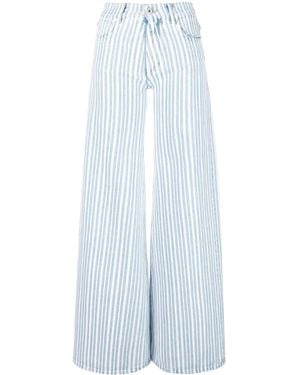 Off-White c/o Virgil Abloh Diagonal Straight Leg Pant. Size 26. - Blue