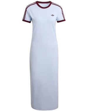 adidas 3 Stripes Midi Dress - Blue
