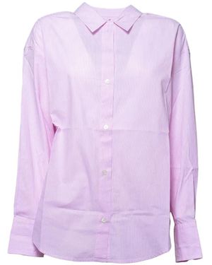 MC2 Saint Barth Long-Sleeve Striped Shirt - Purple