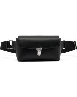 Bally Capitol Grained-Leather Belt Bag - Black