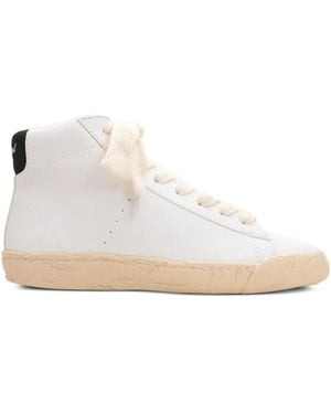 General Scale. Murray High-Top Past-Sole Sneakers - Natural